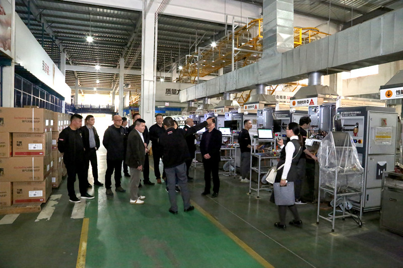 热烈欢迎河南舒适家行业联盟领导莅临广东优德88参观指导