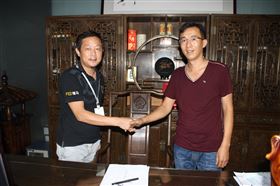 王总成功签约加盟，优德88燃气壁挂炉强势进驻河南周口1