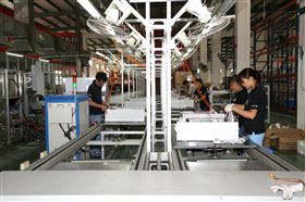 优德88壁挂炉-生产流水线